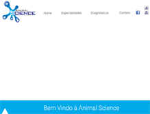 Tablet Screenshot of animalscience.com.br